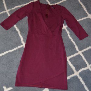 Lulu's Burgundy Dress